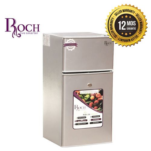 Roch Réfrigérateur Bar 76 Litres - 2 Portes - RFR-110DT-K - Gris