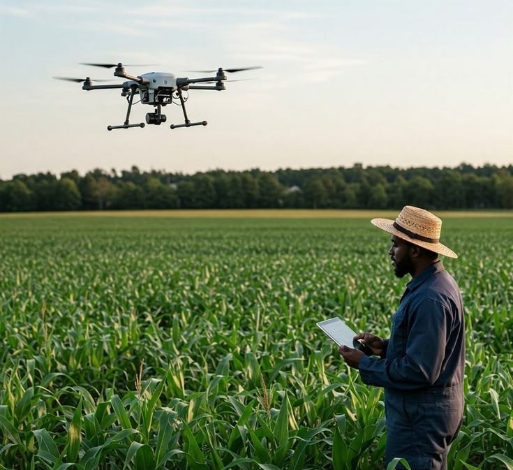 Tech is transforming agriculture for a greener future! 🚀🌱 📡 Drones for precision farming 💦 Smart ___